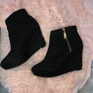 Christian Siriano Black Ankle Boots